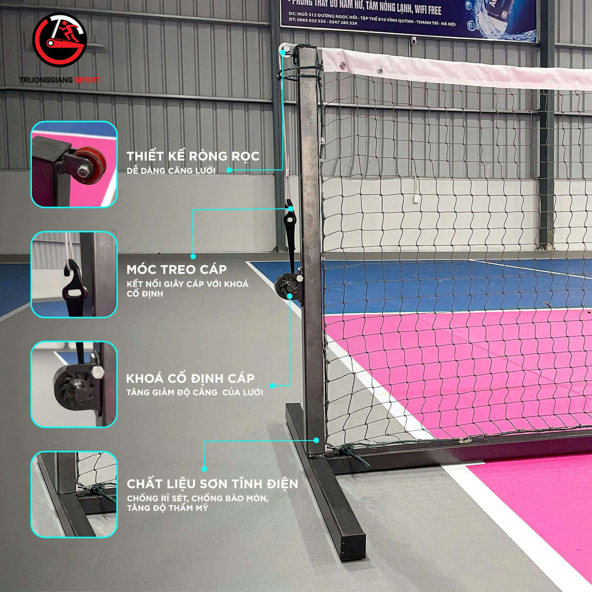 Hướng Dẫn Lắp Lưới Pickleball: Từ A đến Z